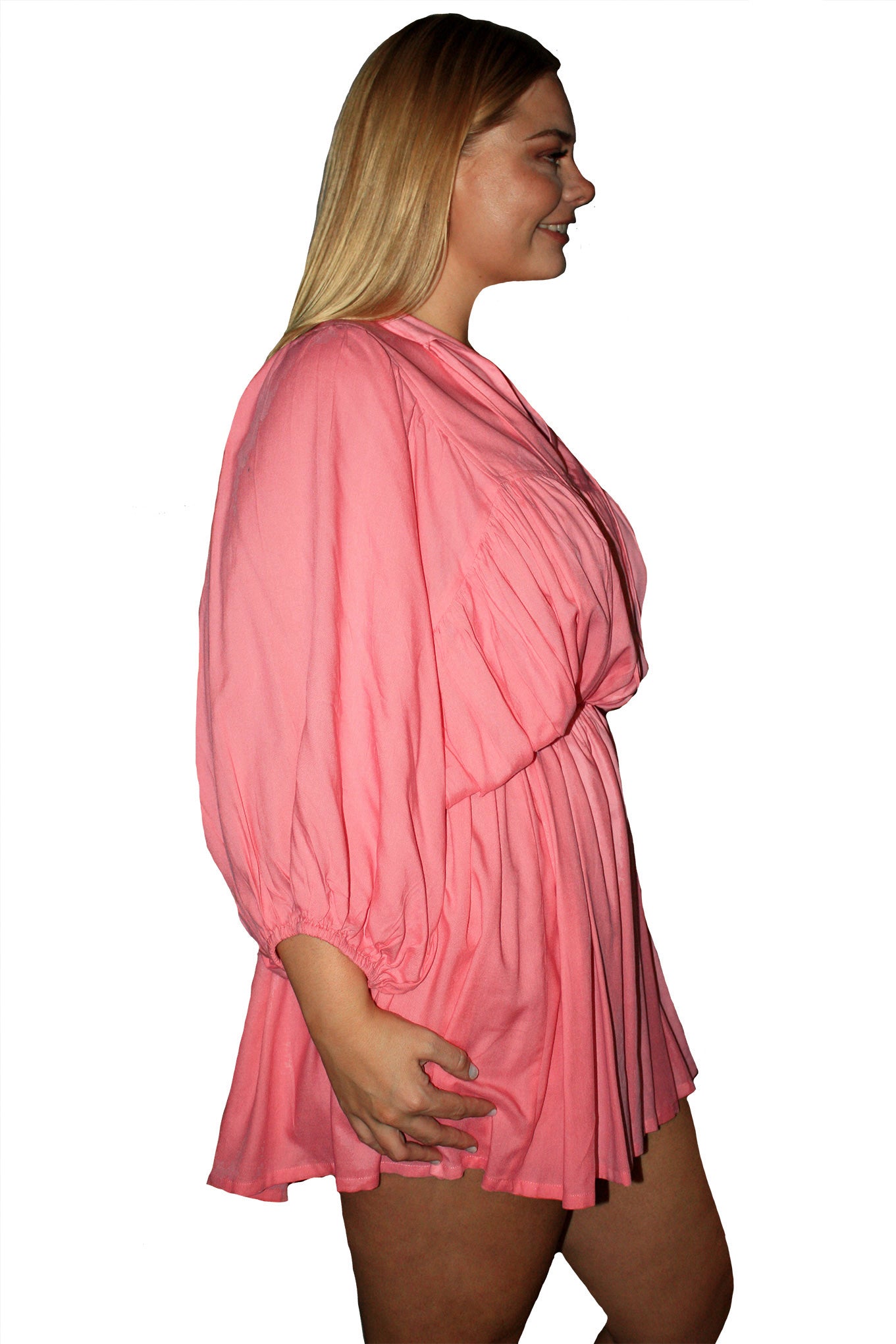 Demure Dress - Watermelon