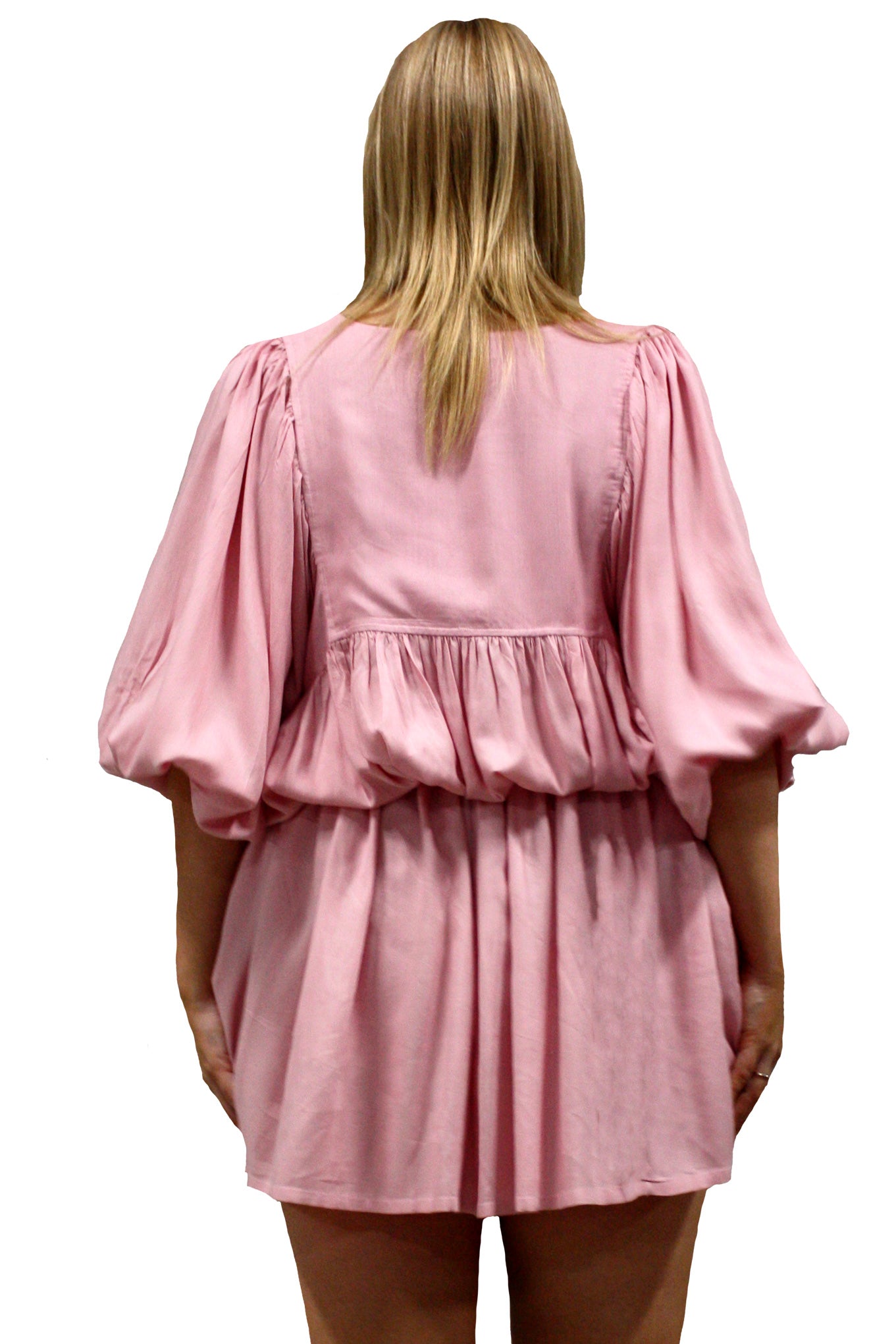 Demure Dress - Blush