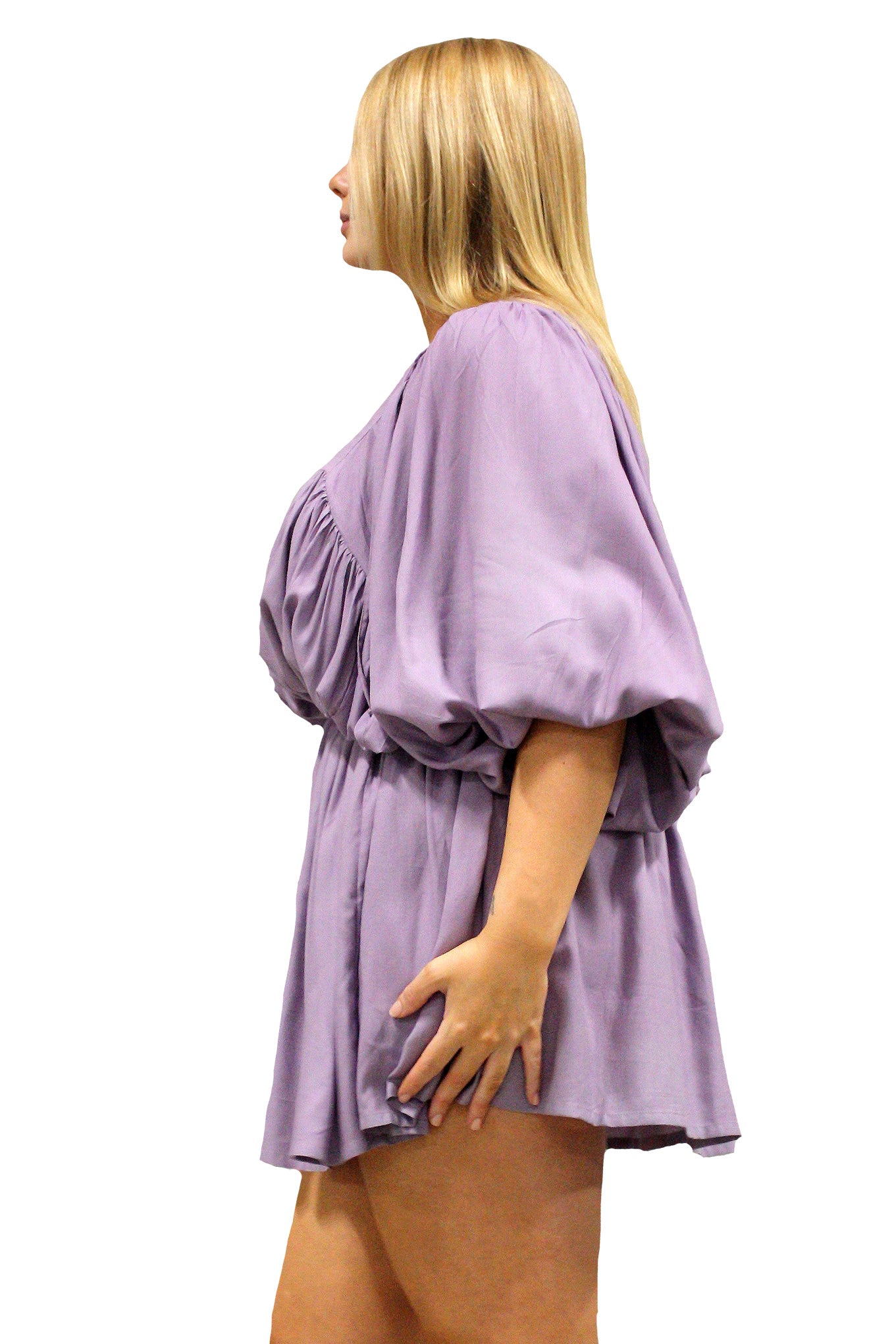 Demure Dress - Lilac