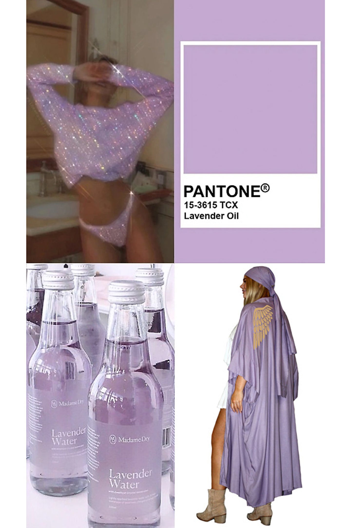 Phoenix Kimono - Lilac - Maxi