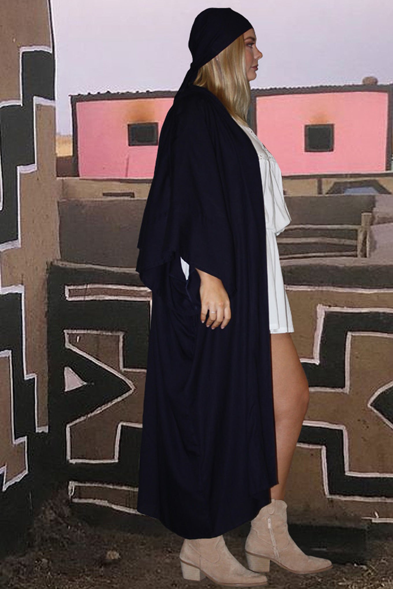 Phoenix Kimono - Indigo - Maxi