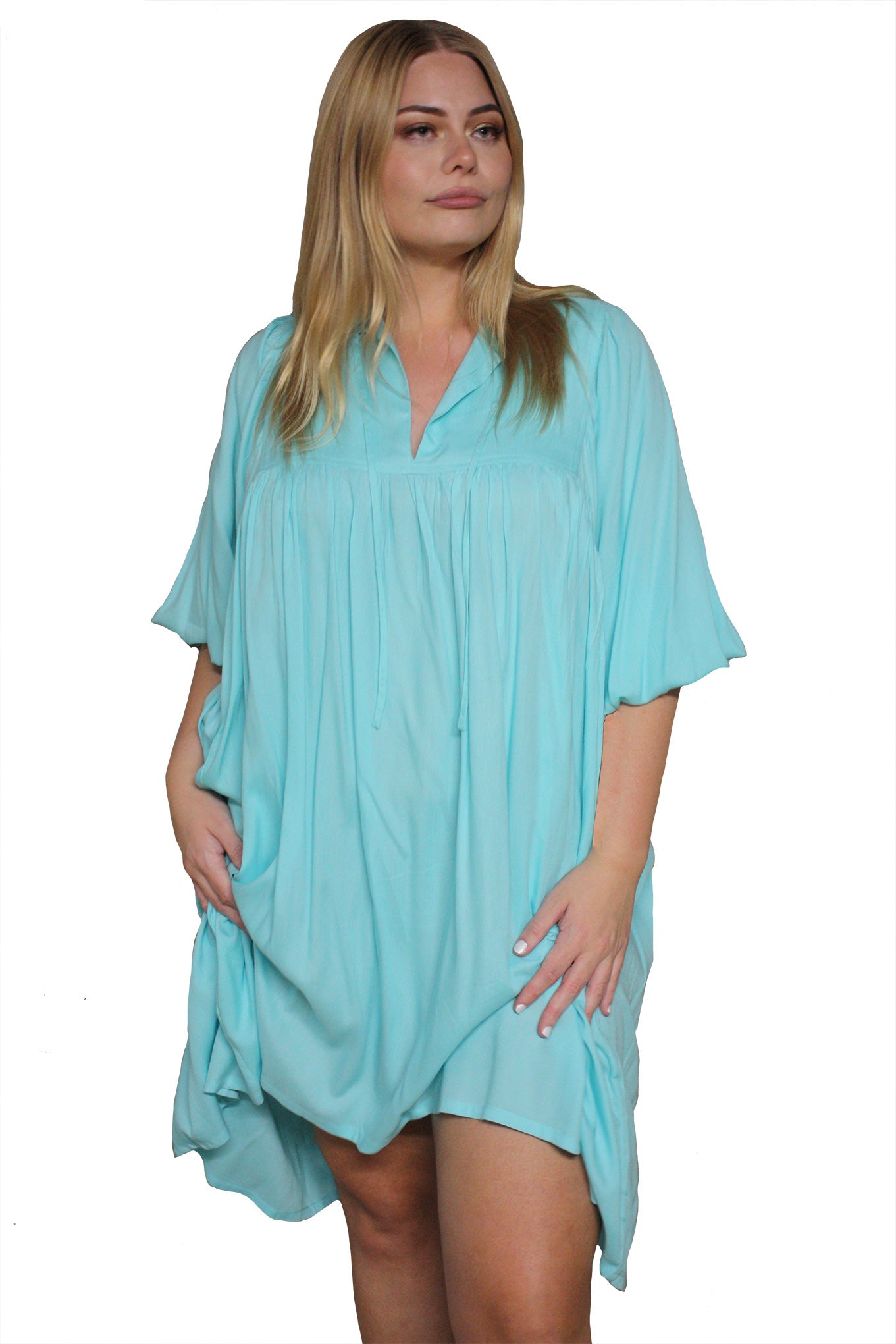 Delight Dress - Aqua
