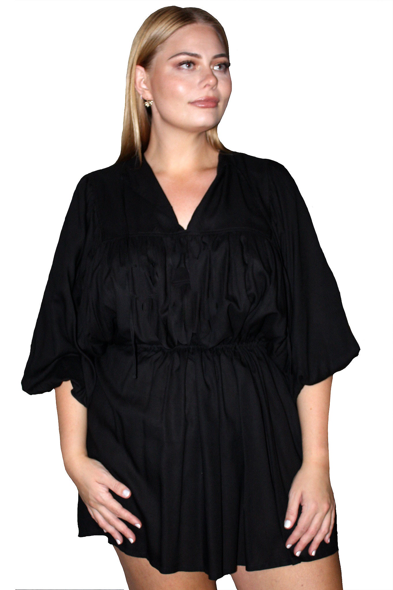 Demure Dress - Black