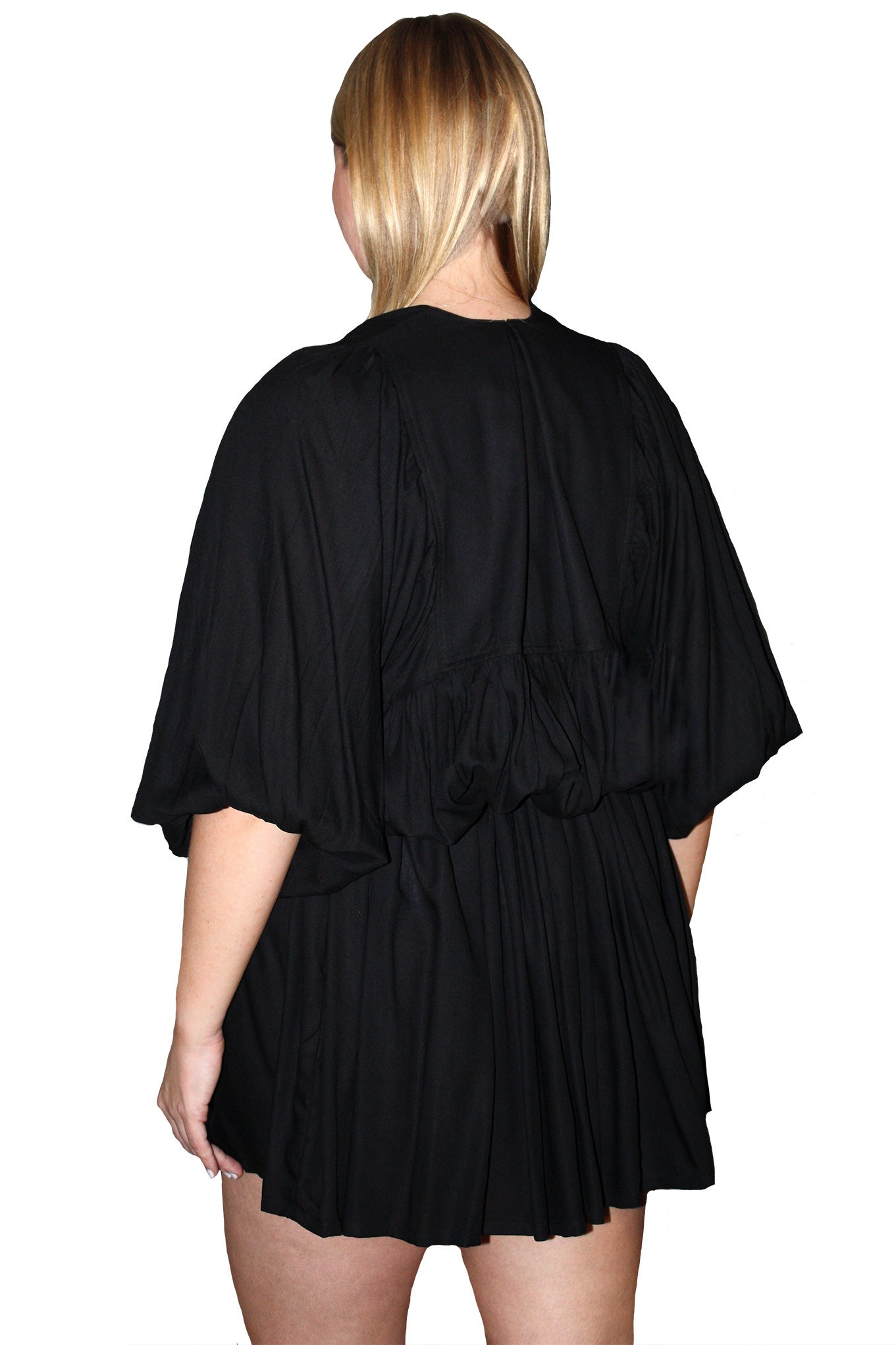 Demure Dress - Black