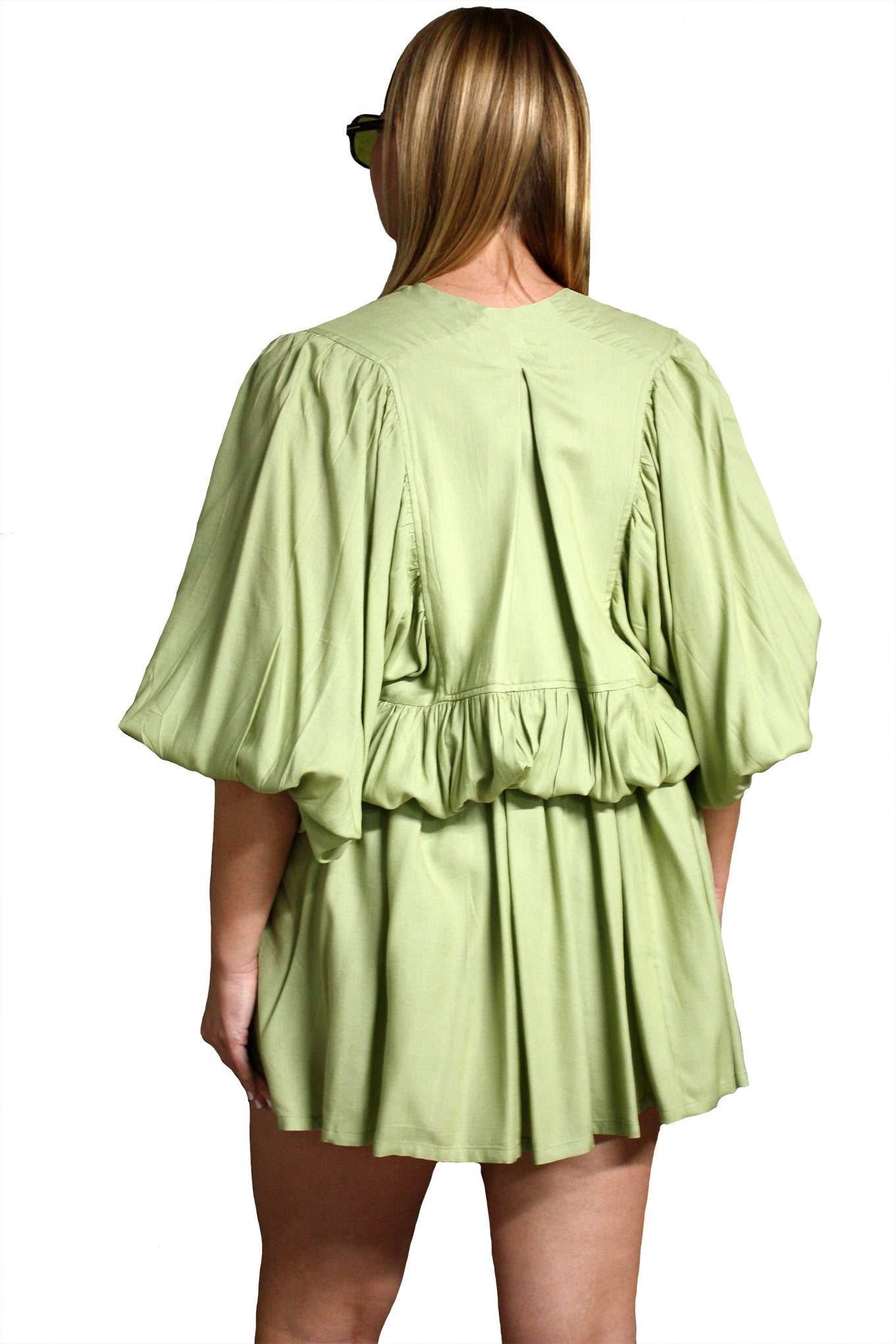Demure Dress - Matcha