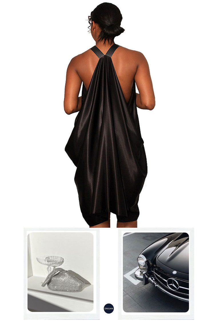Goddess Luxe Dress - Onyx *Midi