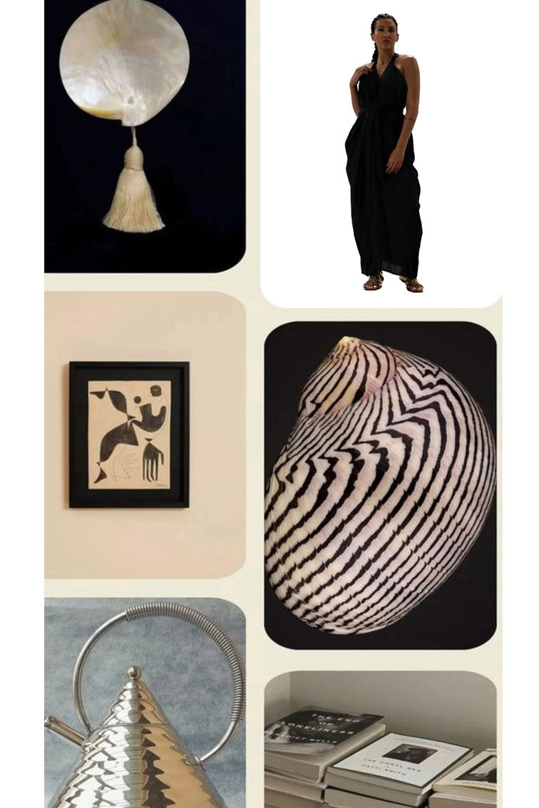 Aura Goddess Dress - Black