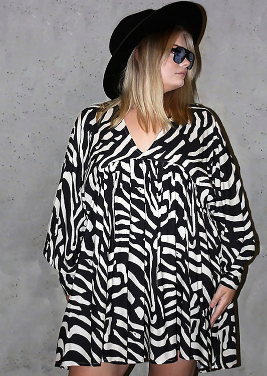 Desert Wanderlust Dress - Zebra