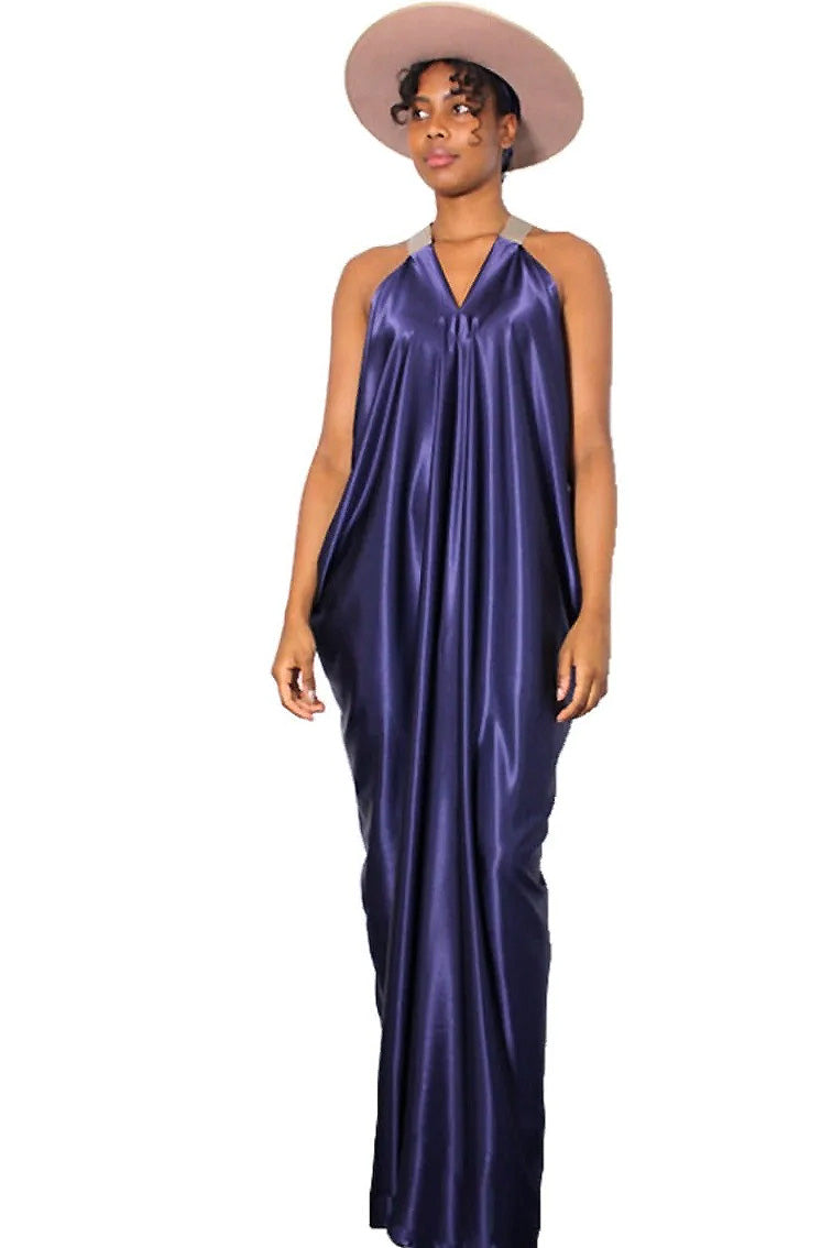 Goddess Maxi Dress - Navy