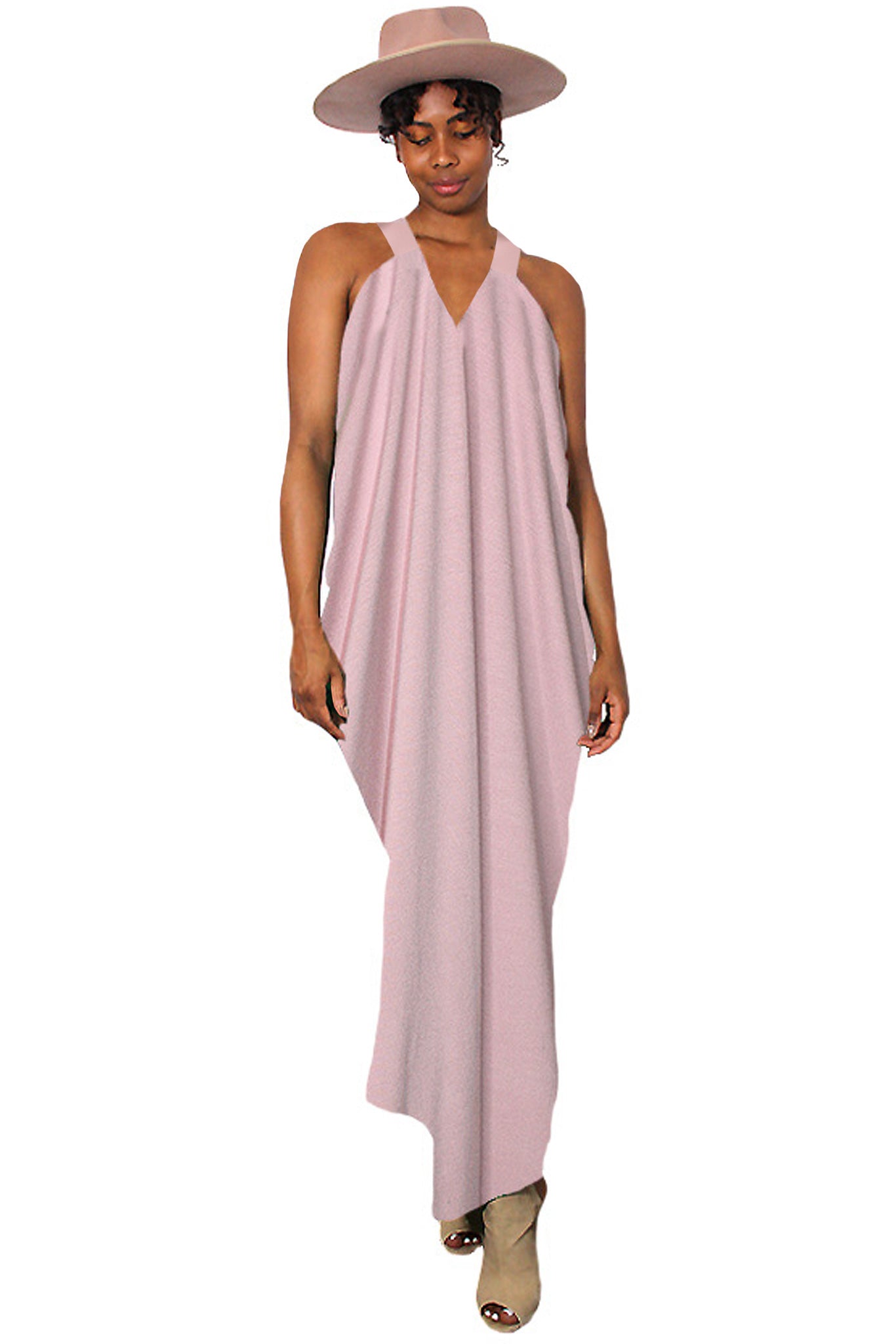 Goddess Slinky Dress- Maxi - Lilac