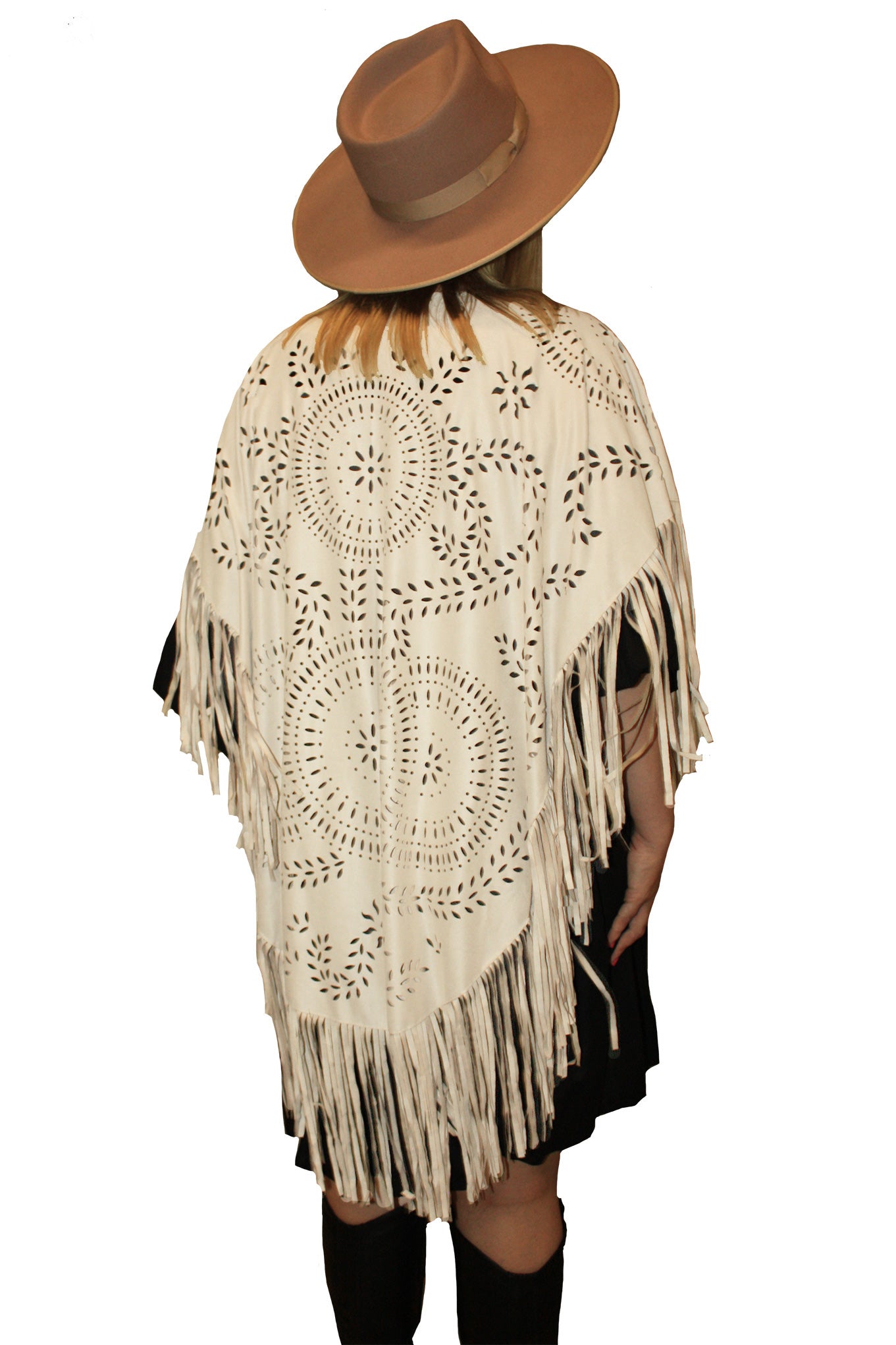 Fringe Flower Cape - Oat