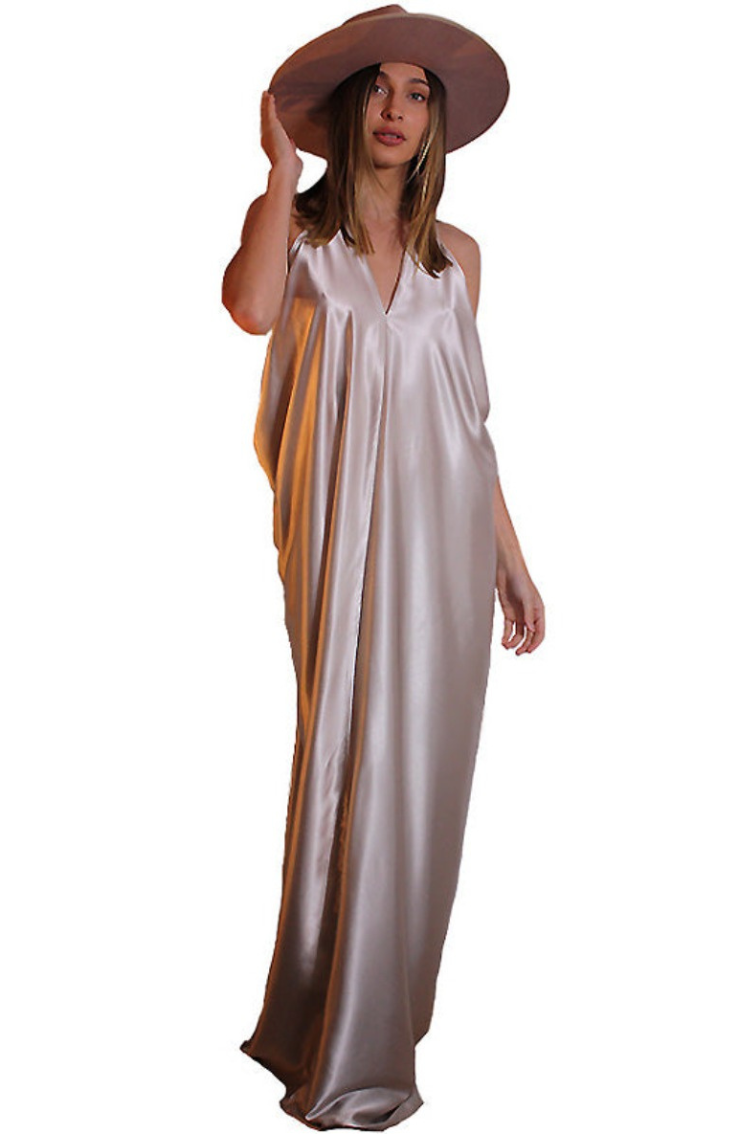 Goddess Dress - Champagne Maxi