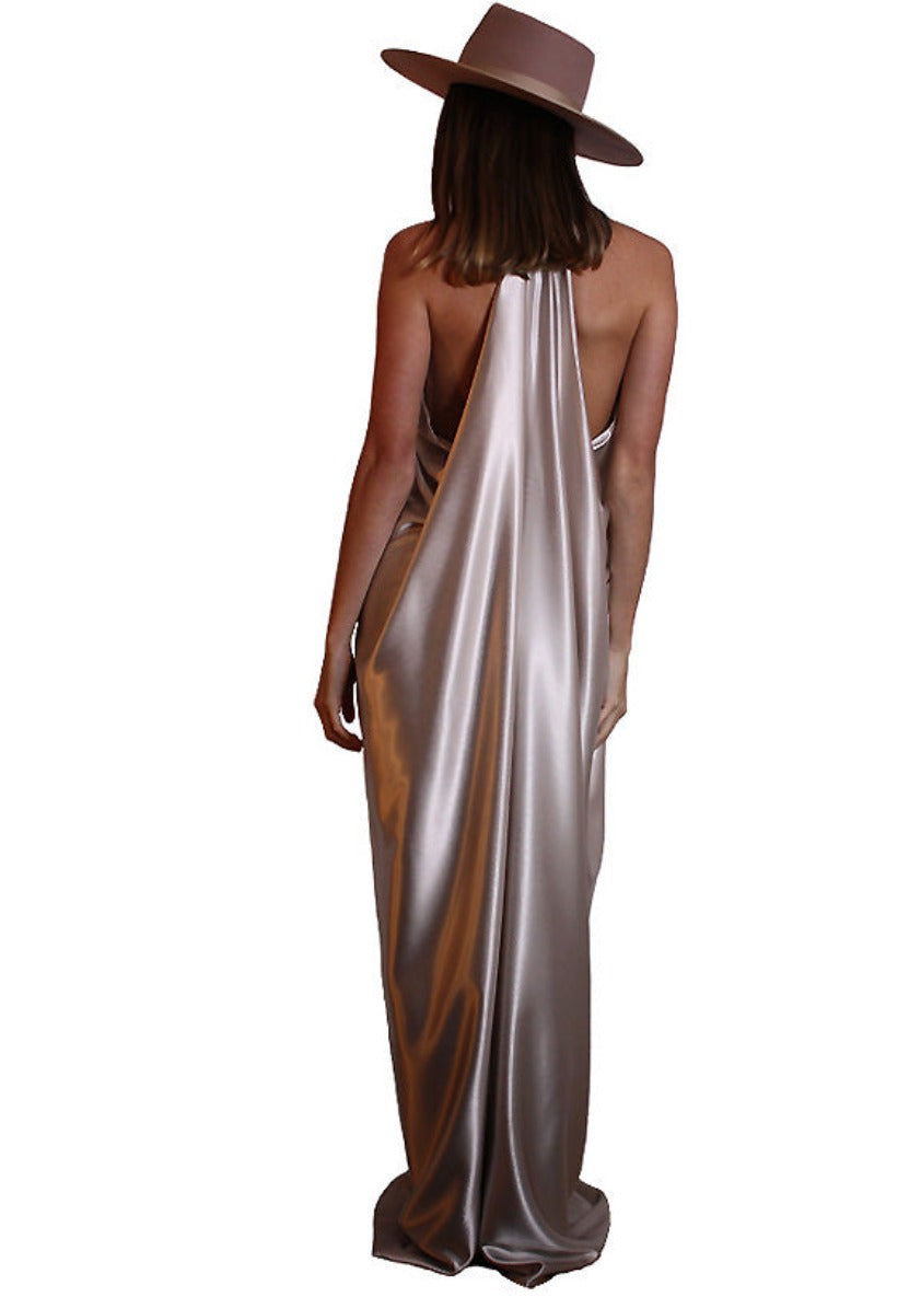 Goddess Dress - Champagne Maxi