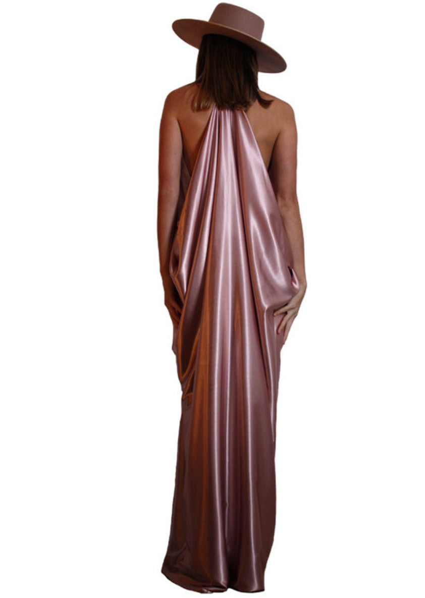 Goddess Dress - Rose Quartz Maxi