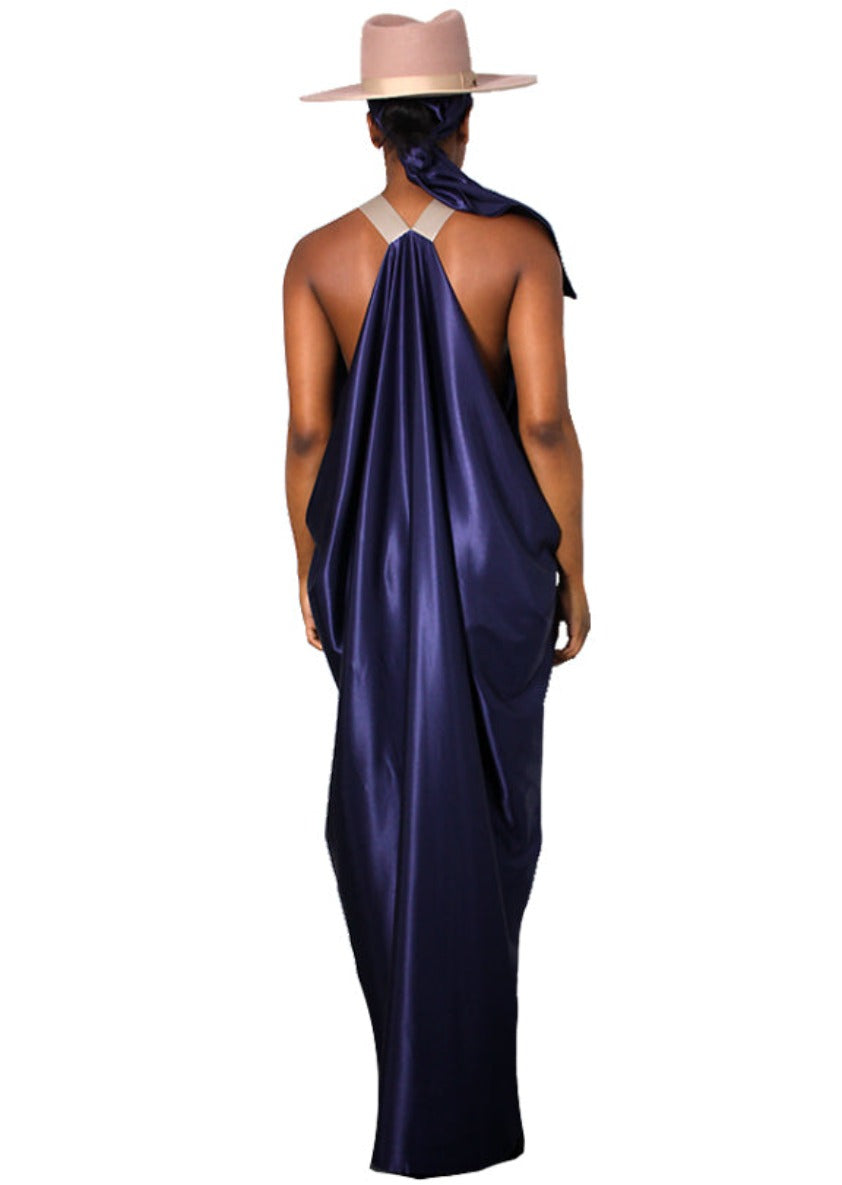 Goddess Maxi Dress - Navy