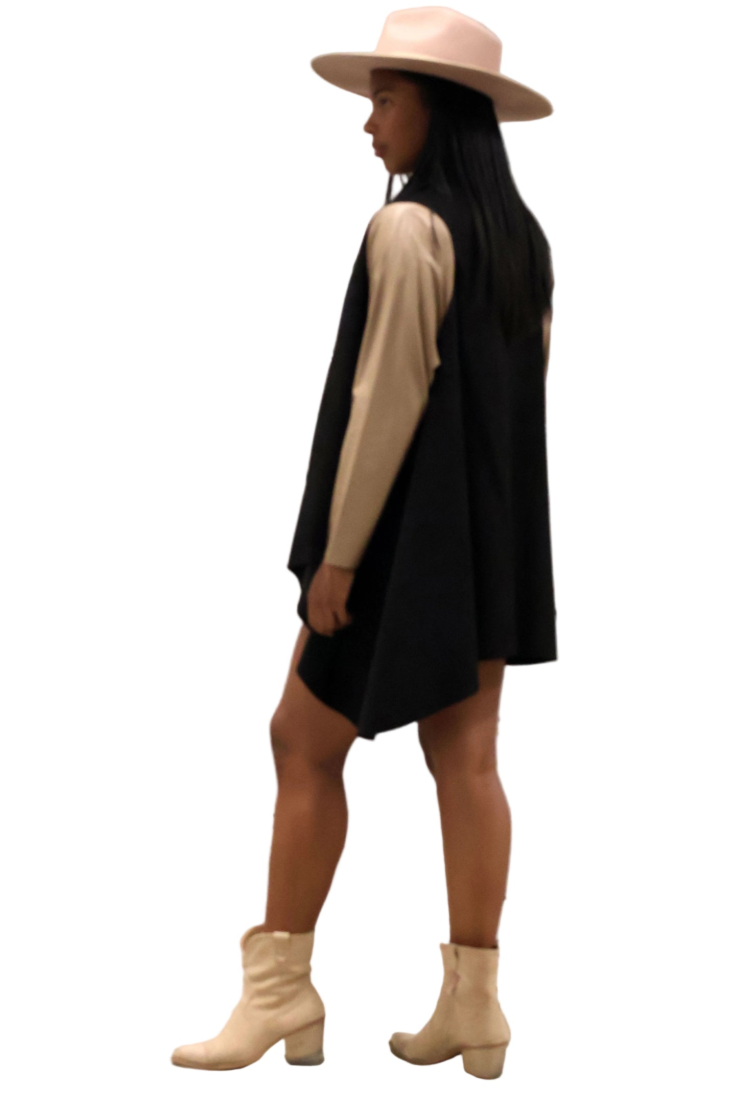 Vegan Jacket - Black.Camel