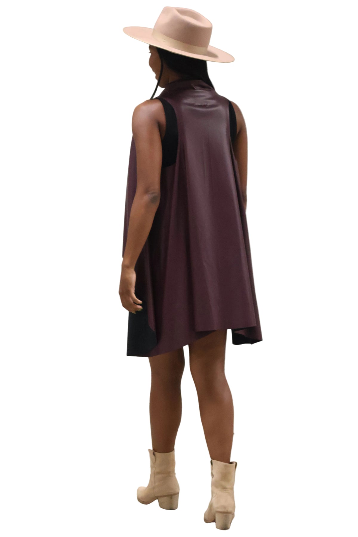 Vegan Vest - Plum