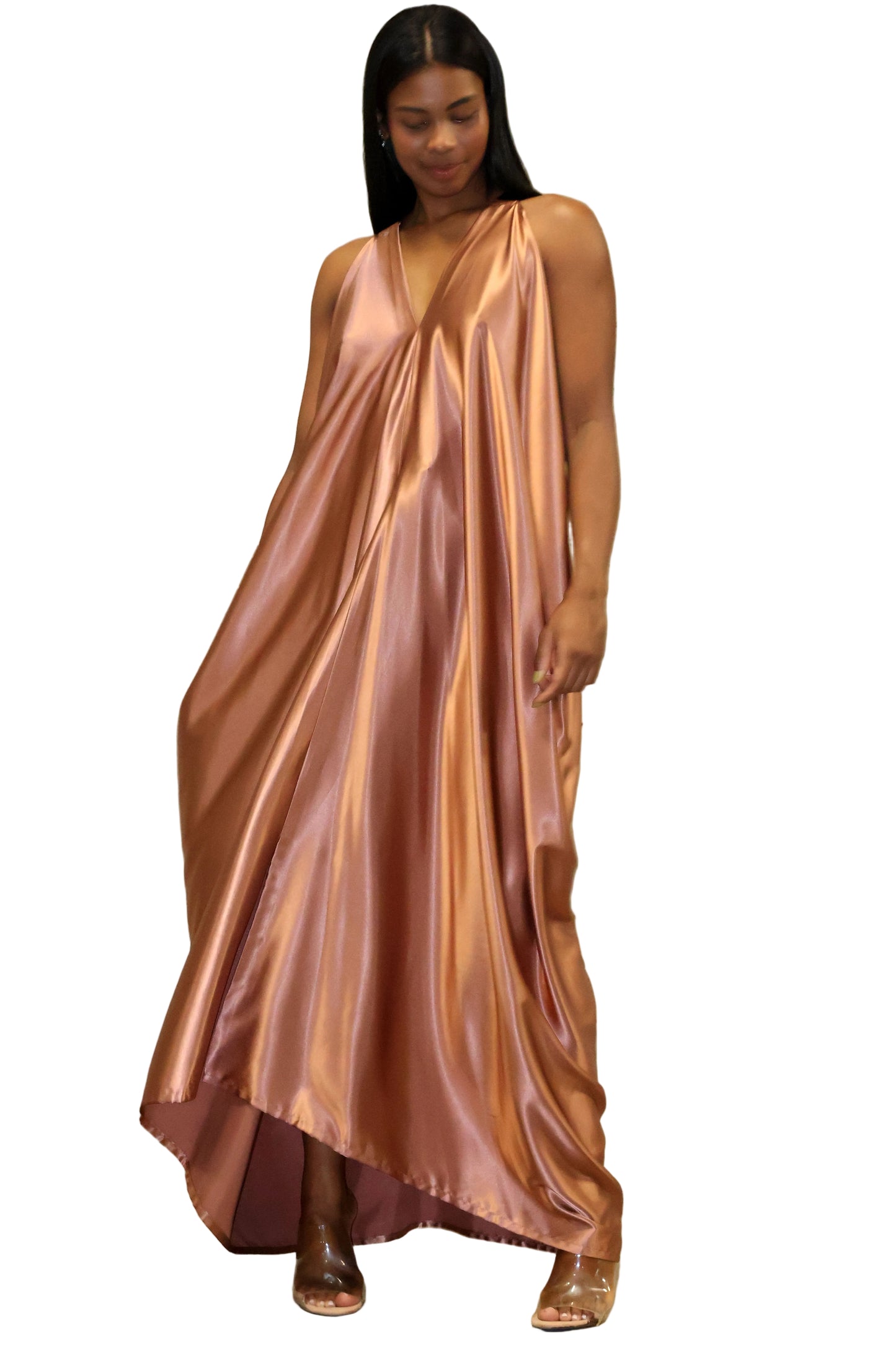 Goddess Dress - Rose Gold