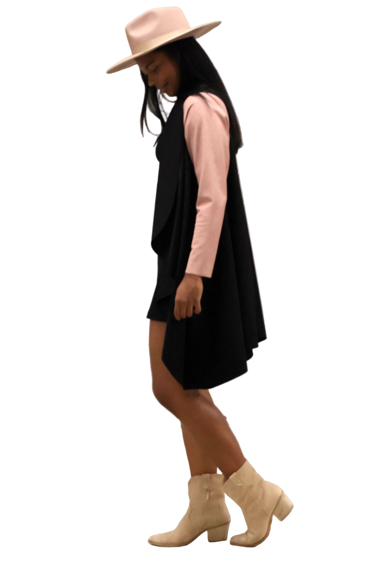 Vegan Jacket - Black.Pink