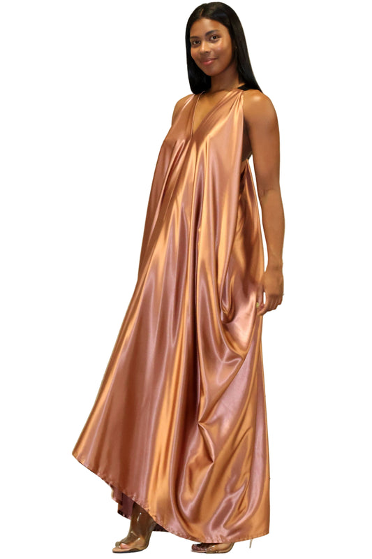 Goddess Dress - Rose Gold