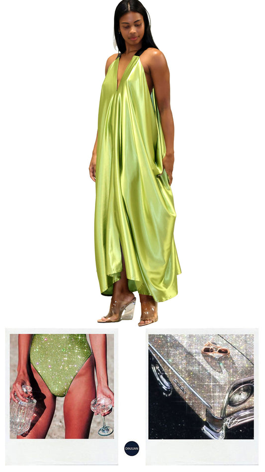 Goddess Dress - Pistachio