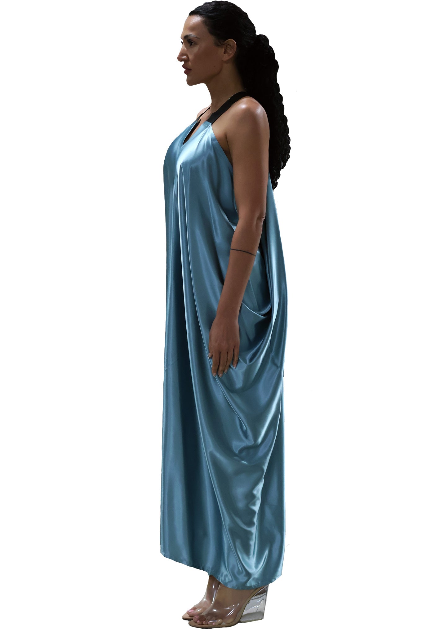 Goddess Dress - Maxi - Aqua