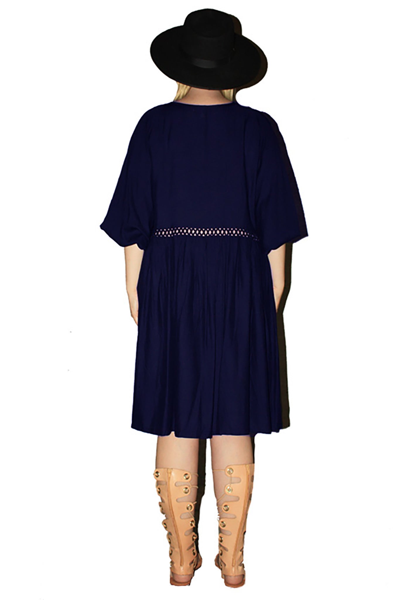 Dinjuan Divine Dress - Navy: versatile dress for Sizes 8-18