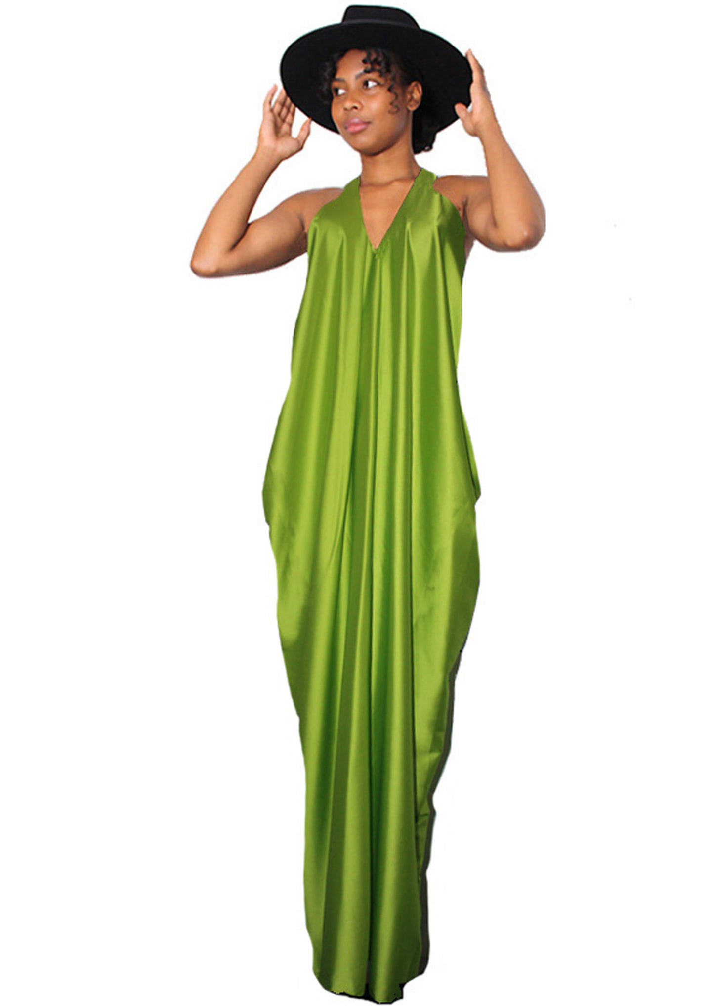 Goddess Luxe Dress - Lime