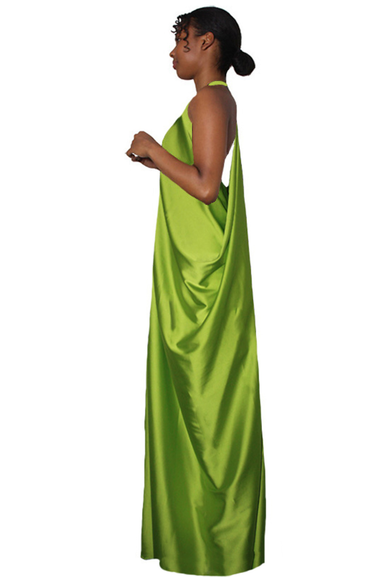 Goddess Luxe Dress - Lime